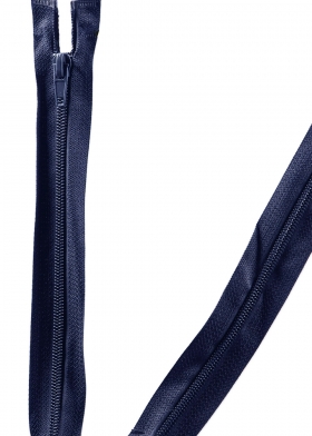 Zips pirlov 3 mm nedeliten 60 cm tmavomodr 330