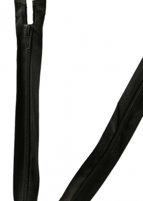 Zips pirlov 3 mm nedeliten 60 cm ierna 332