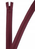 Zips skryt 60 cm - tmav bordov