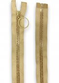 Ozdobn zips deliten "zlat psmenk" 80 cm - bov