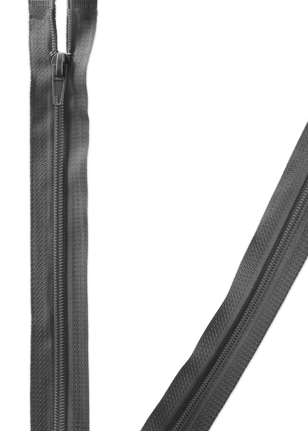 Zips pirlov 3 mm nedeliten 50 cm tmavosiv 312 - Kliknutm na obrzok zatvorte -